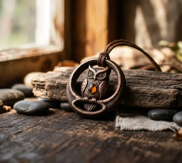 Bijou totem symbolique porté avec intention lors d'une étape de vie importante