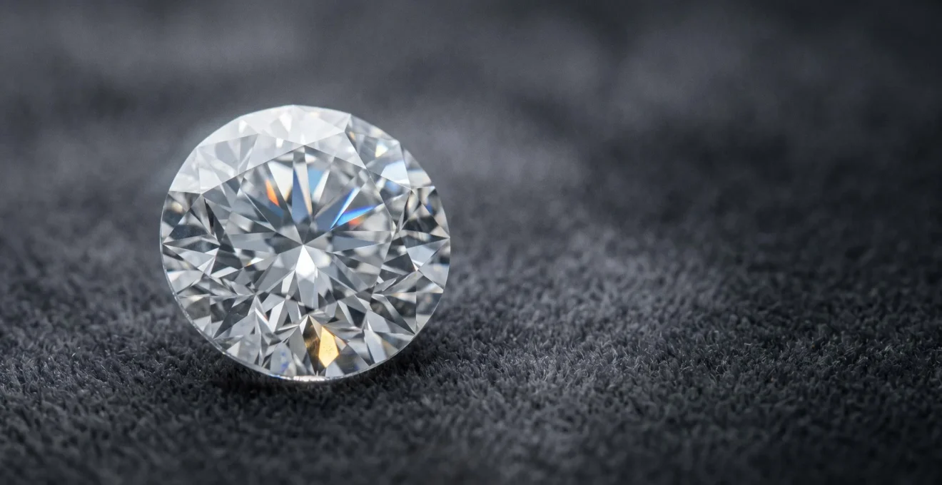 Diamant solitaire sous éclairage spécialisé révélant les nuances de qualité en joaillerie